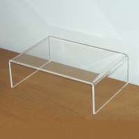 colorful semi transparent acrylic coffee tables computer table