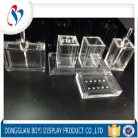 Factory OEM Hotel Decorative Acrylic Colored Plastic Bathroom Accessory Set