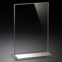 plexiglass   acrylic display sign holder 5x7