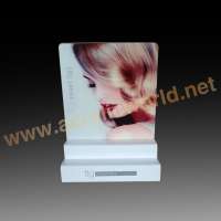 wholesale acrylic eye brow gels display stand, cosmetic store display manufacturer