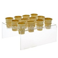 Transparent Mini Cone Holder Acrylic Ice Cream Cone Display