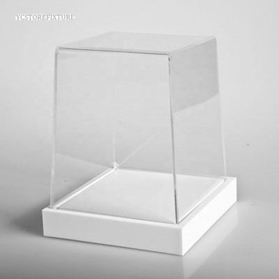 High quality cubic shape medium clear acrylic display case